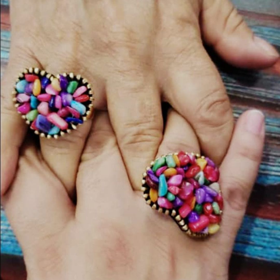 Anillo Alma de Arrecife - Bisutería artesanal