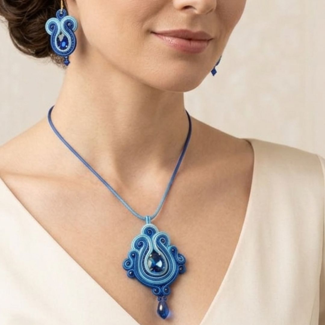 Conjunto Gala de Océano -Edición Soutache - vista 2