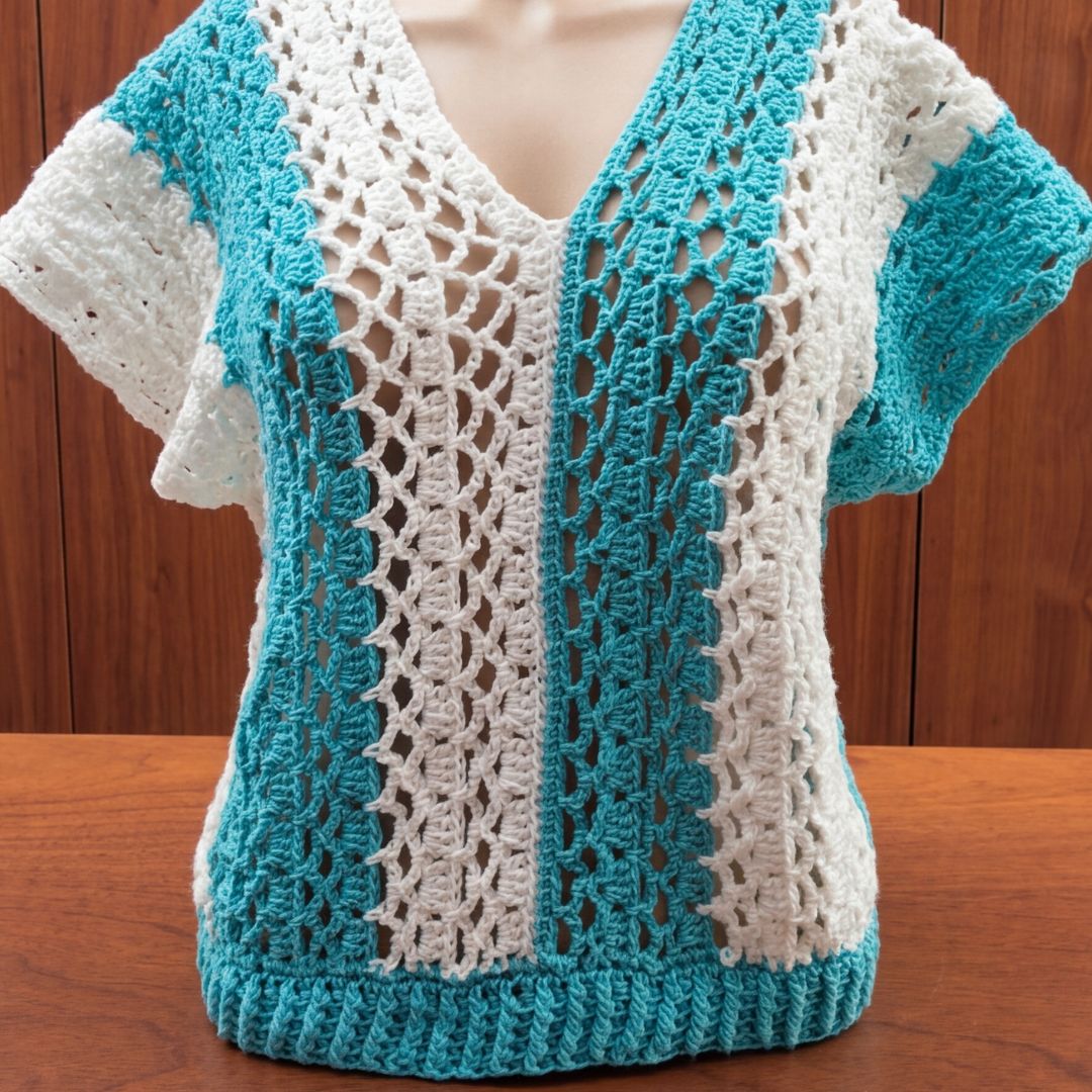 Blusa Calada Brisa Marina - vista 2