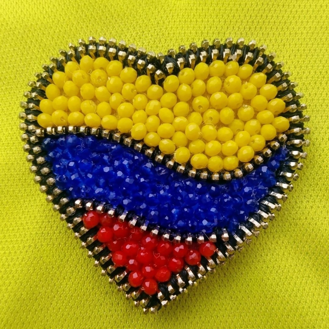 Corazón Tricolor - vista 2