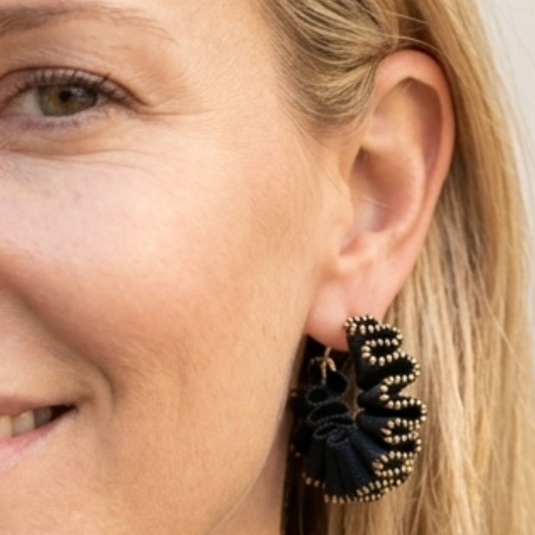 Pendientes "Eclipse de Bronce" - vista 2