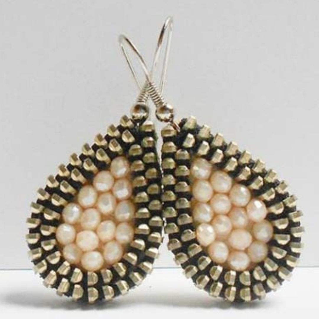 Aretes Gota de Aurora - Bisutería artesanal